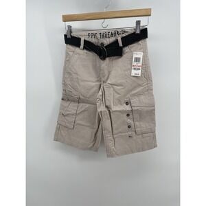 New Epic Threads Khaki Tan Cargo Shorts, Boys Size 10 Excellent Condition
